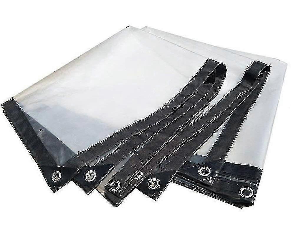 Bâche imperméable perforée, transparente, pliable