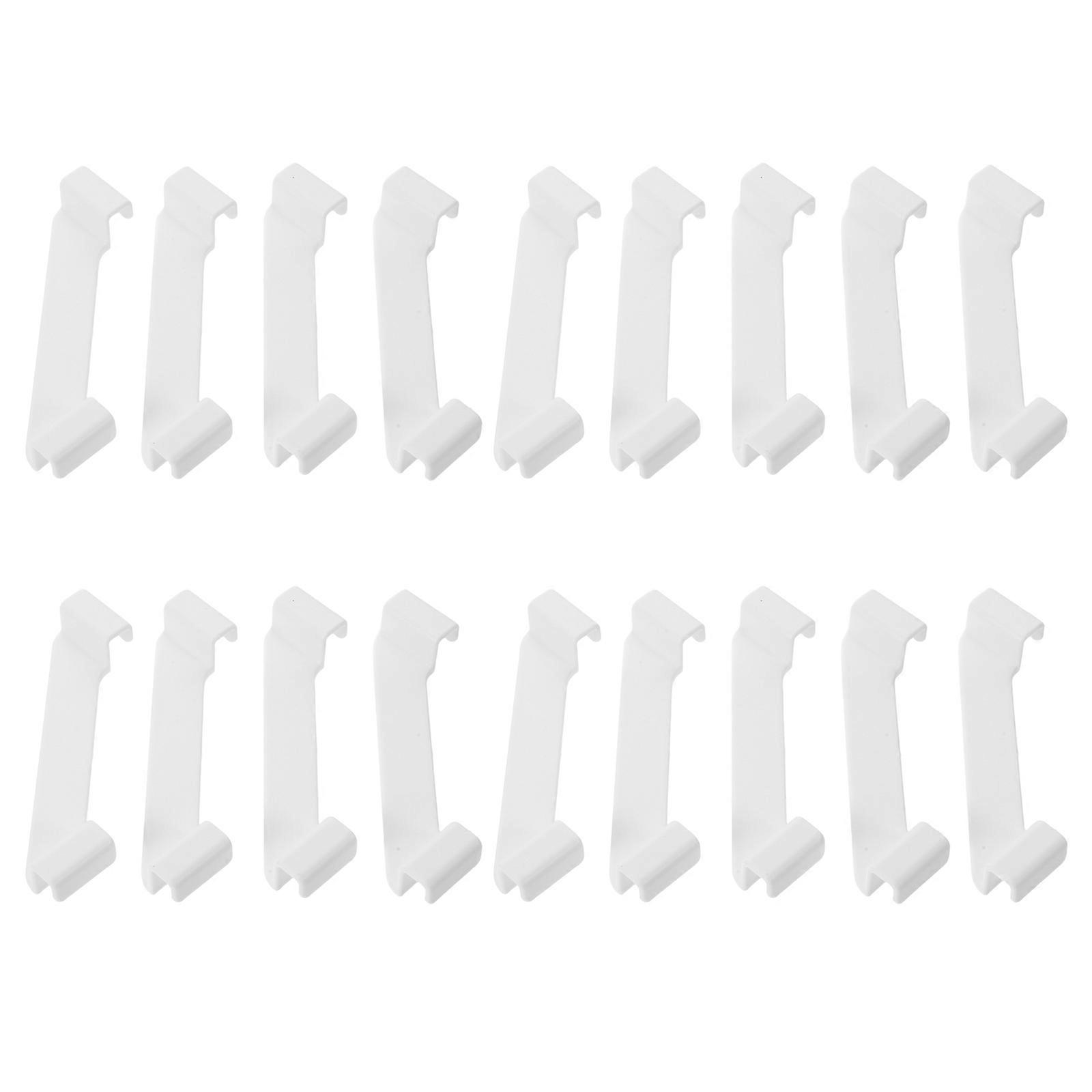 20pcs Stackable Bin Aids - Kitchen Storage Organizer Stacking Buckles - Stacking Support Stackers - Storage Box Accessories for Bedroom Dormitory Gara