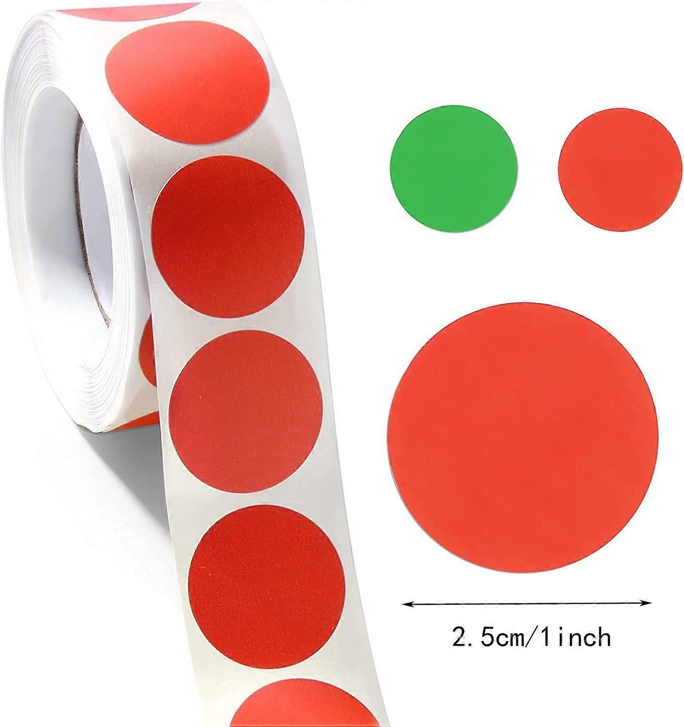 2000 Pcs Color Coding Labels, 25mm Coding Dot Sticker Labels, Round