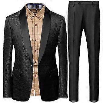 Mantel Weste Hose 3-teilig Anzug Set Luxus Bräutigam Brautkleid Party High End Weste Slim Fit Revers Blazer Jacke Männer Hose