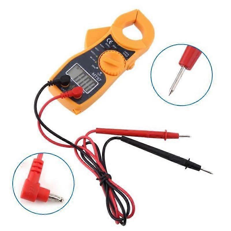 Digital Multimeter With Clamp Meter AC DC LCD Meter