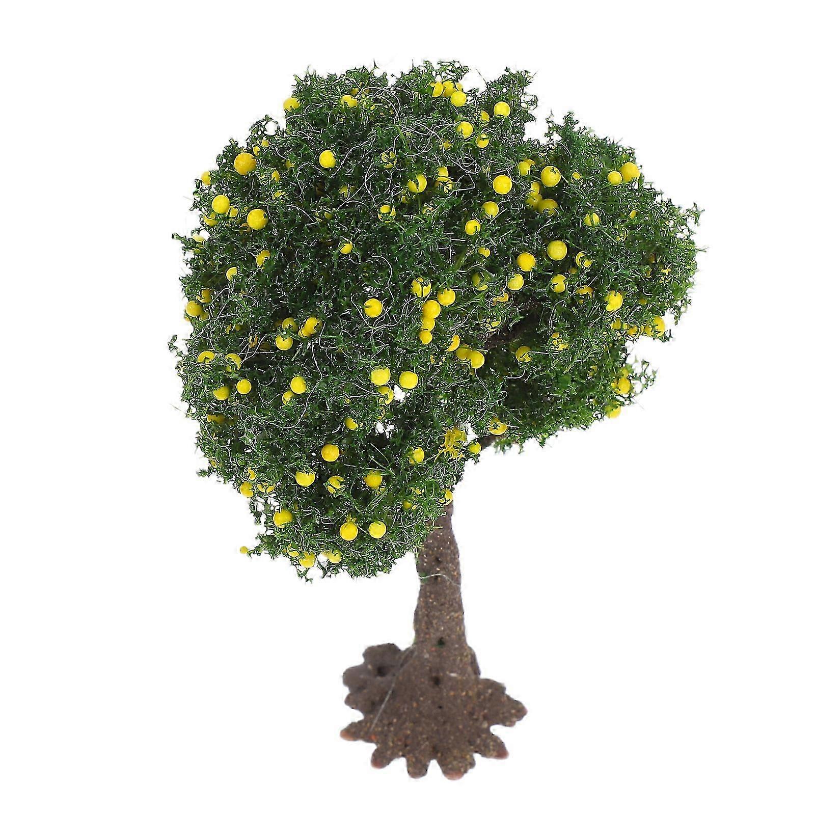 Miniature Tree Model, Plastic Wire, 3.93x2.75x2.36 inches, Realistic DIY Scenery for Sand Table, Model Train, Diorama, Fairy Garden (1 Pack)