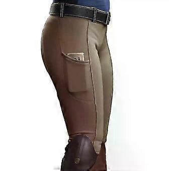 Dames Paardenraces Pocket Hip Lift Paardrijden Tights Reithose Paardrijden Broek Paardensport Broek Rijbroek