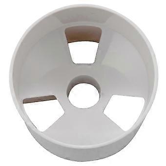 Golfvlaggenmast met gaten van 2,7 cm, geschikt voor buitentraining, met drie gaten, wit plastic, 26-27