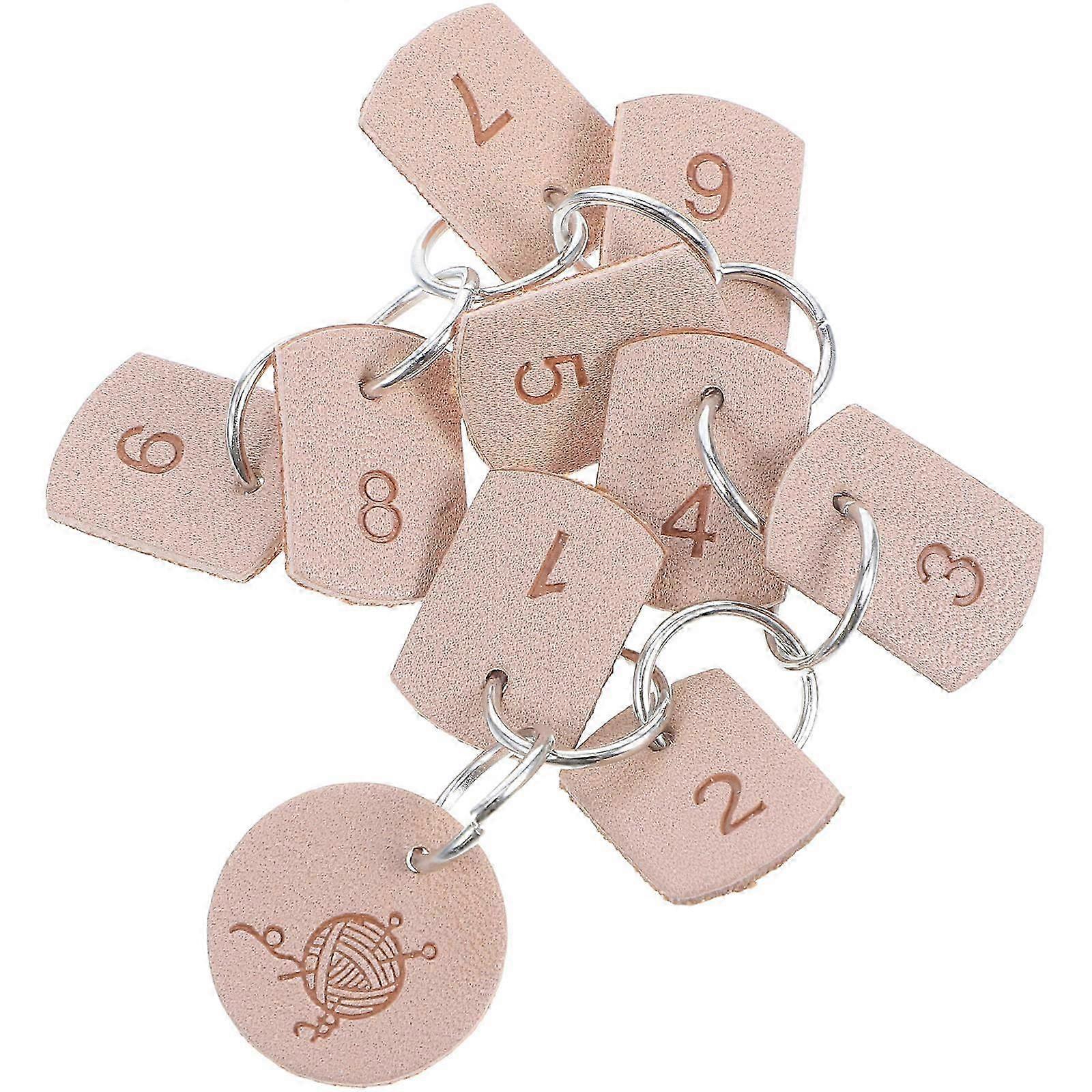 Knitting Row Counter Locking Stitch Marker Chain PU