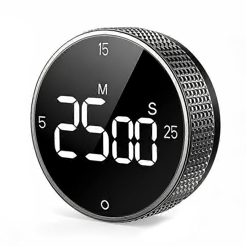 Digital Countdown Kitchen Timer with Magnetic Back, Constant Light Function, Silent Operation for Cooking, Classroom and Office