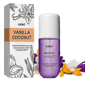Vanilla Coconut Perfume - Long Lasting Fragrance Mist, Travel Size Body Spray 50ml