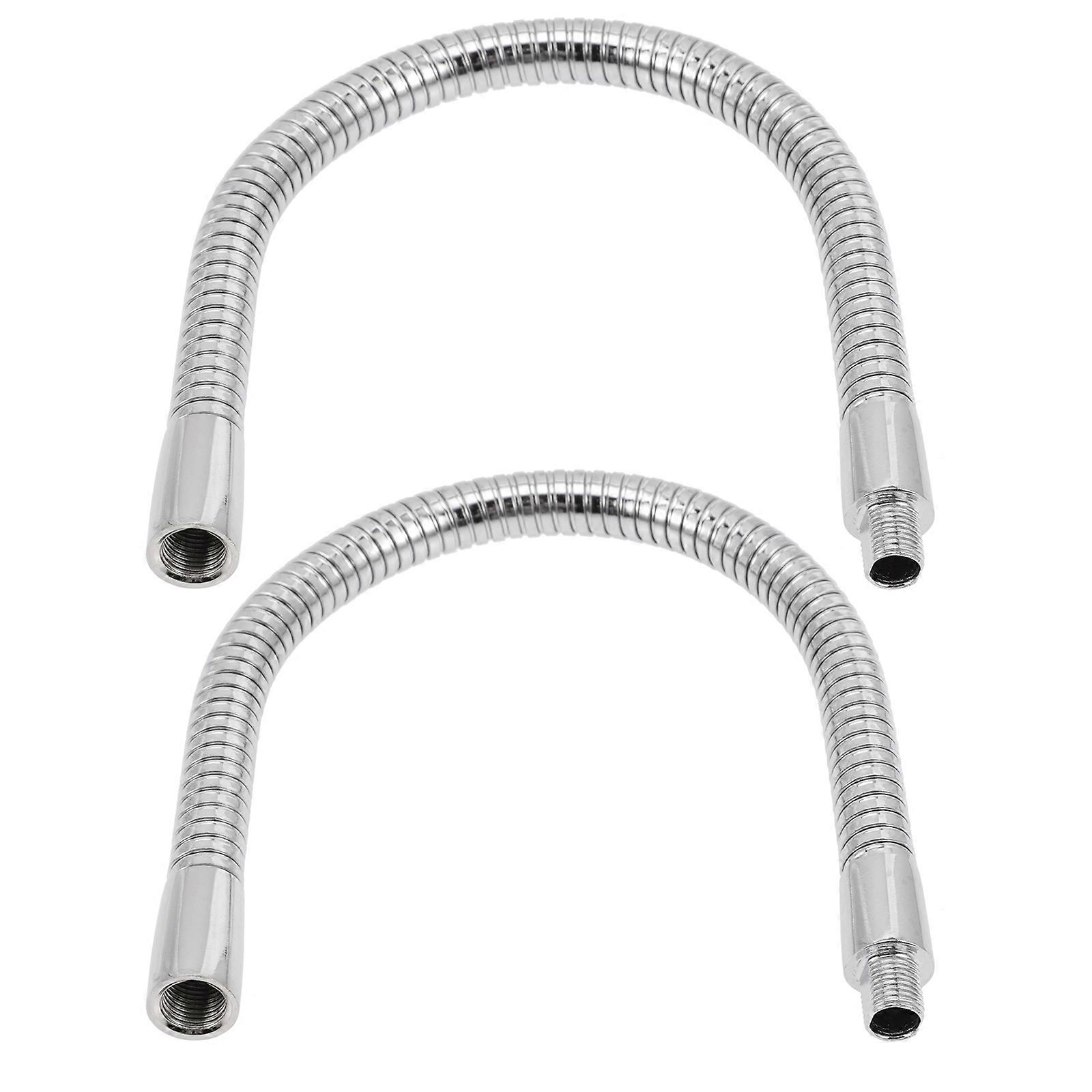 2pcs Flex Arm Replacement Iron Gooseneck Stand Thread Flexible Light Pole