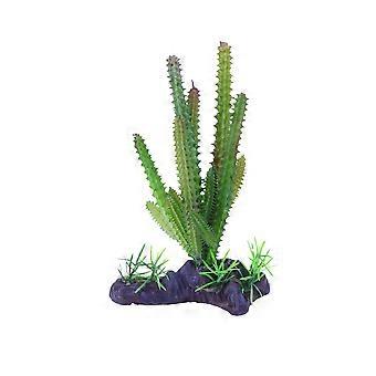 Fish Tank Plants Artificial Succulent Plants for Decoration Creative Green Plastic Ornament