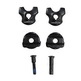 Braçadeira de espigão de assento de bicicleta para trilhos de selim de carbono Adaptador 7x9mm Tubo de espigão de bicicleta Oval / Clipes redondos Acessórios de ciclismo