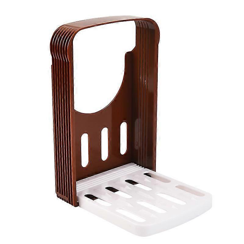 Bread/toast/cutter Kitchen Slicing Guide Foldable Tools Bread Bread Cutters Cutter Bread Cutter Bread Tool (1pc, Brown)