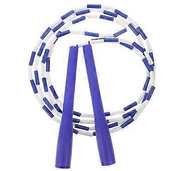1pc Skipping Rope Pvc Bamboo Joint Skipping Rope Sports and Exercise Supplies Workout Equipment (Blue)
