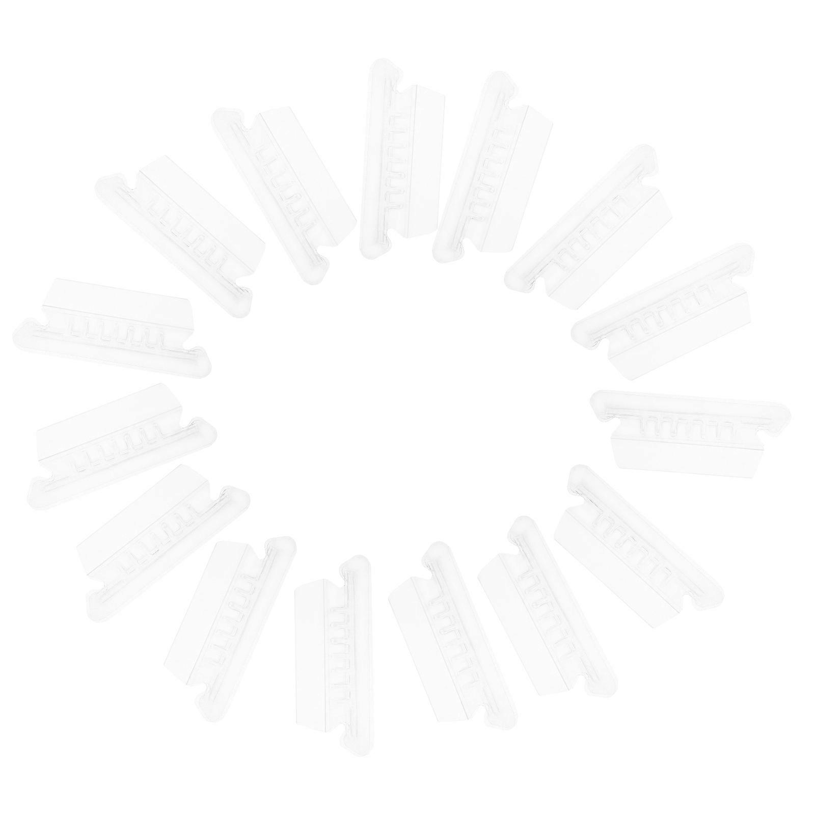 Hanging File Folders Tabs File Classification Home Use Clear File Folder Tabs Rectangular 100Pack