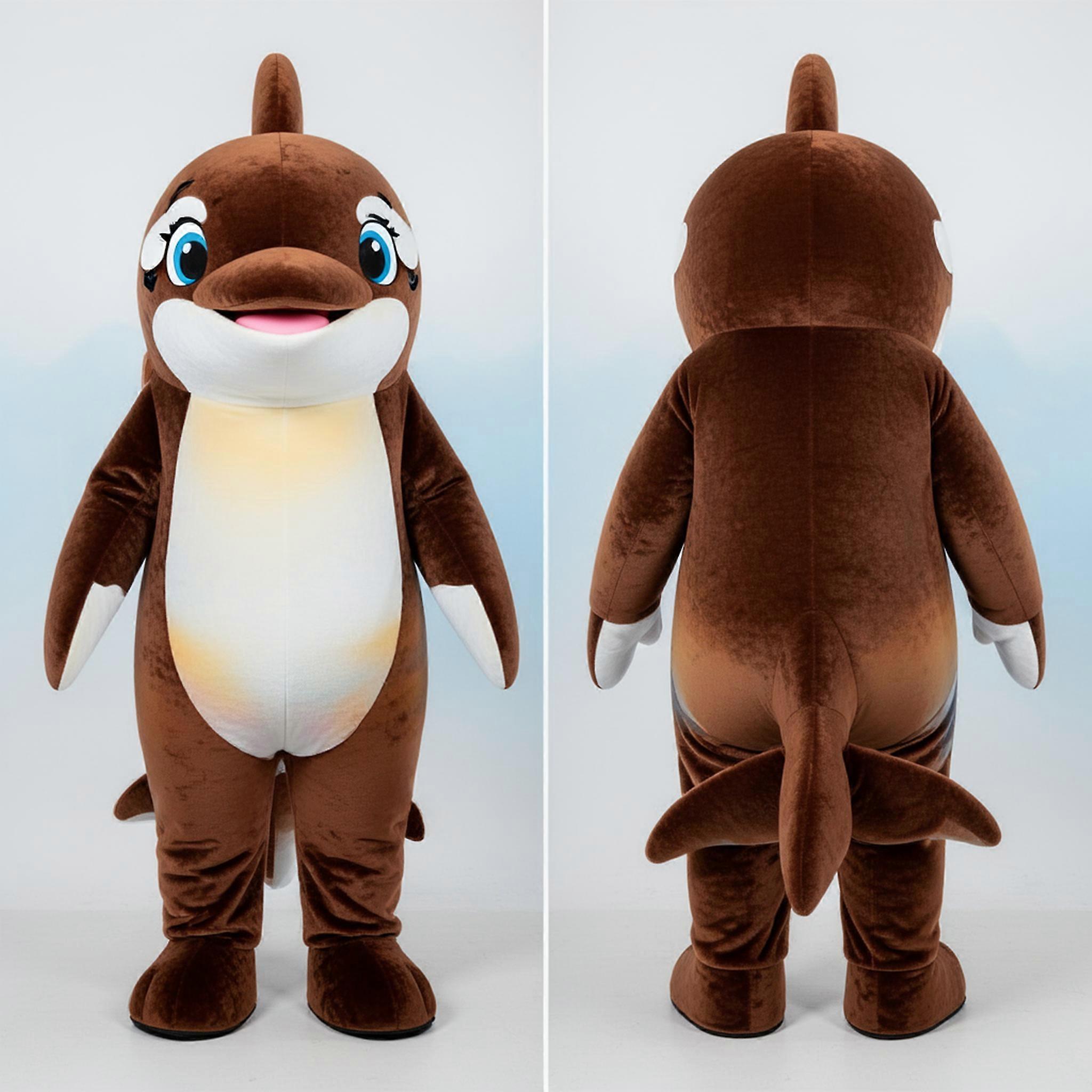 MASTICOT Ebony Sleek Killer Whale Mascot