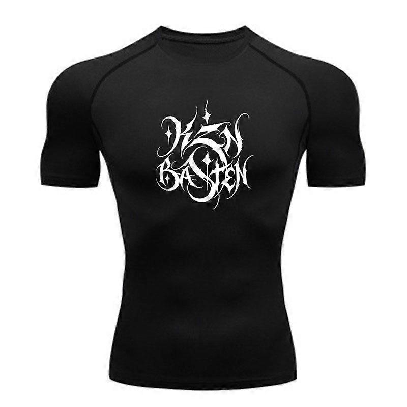 Men's Quick Dry Compression Athletic T-Shirt, Stylish Starry