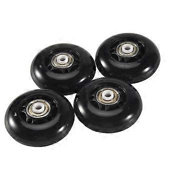 Lot de 4 patins à roulettes en caoutchouc antidérapants et silencieux, résistants à l'usure, accessoires pour patins à roulettes