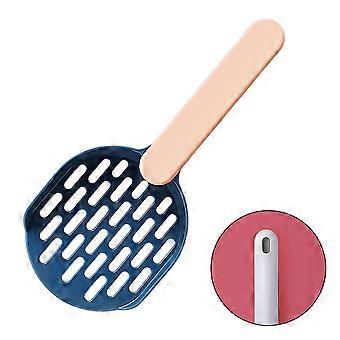 Cat Litter Filter Plastic for Cleaning 2Pcs Kitten Litter Scoop Blue