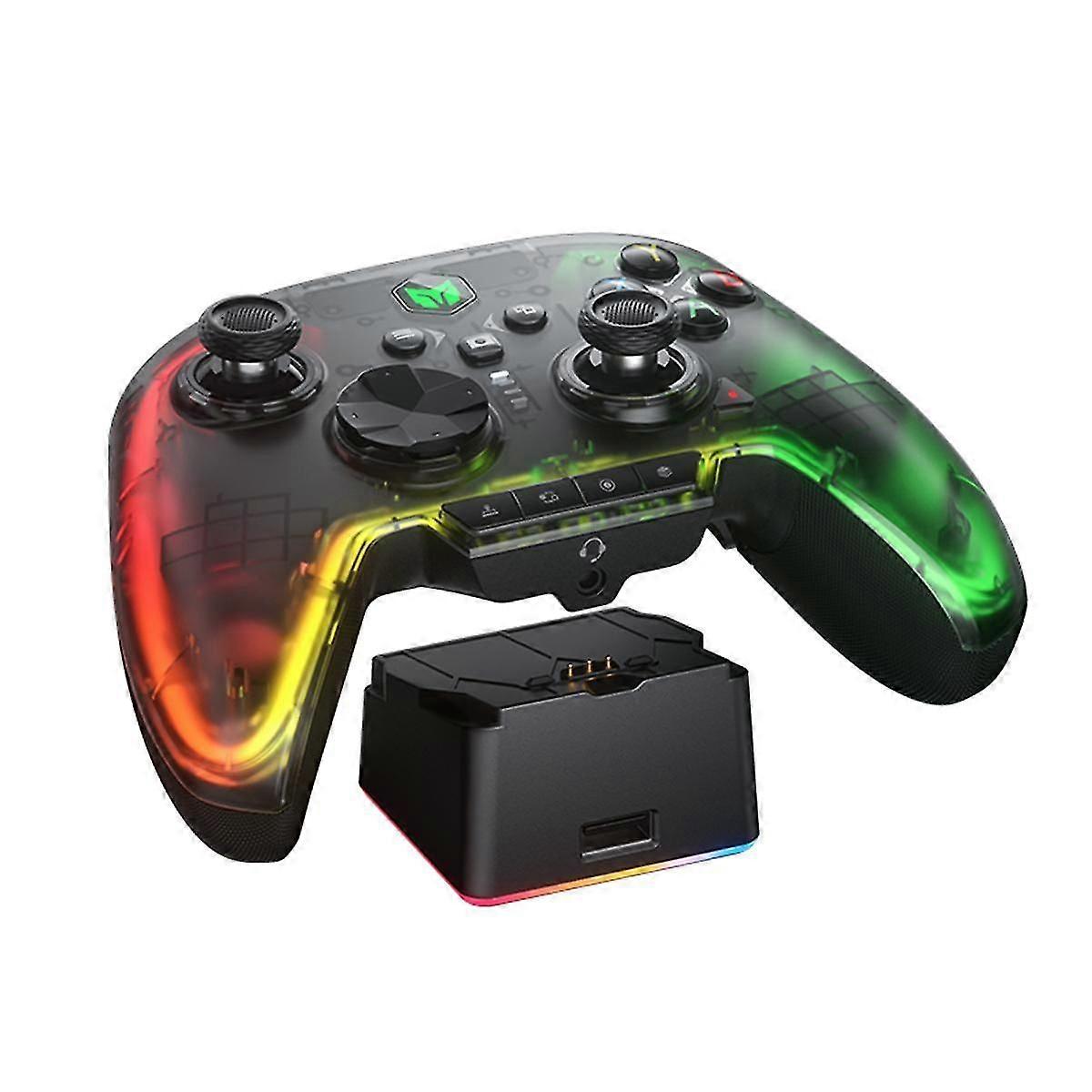 Rainbow2 Gaming Controller Bt Wireless Connect Gamepad For Pc//android/ios Mobile Phone