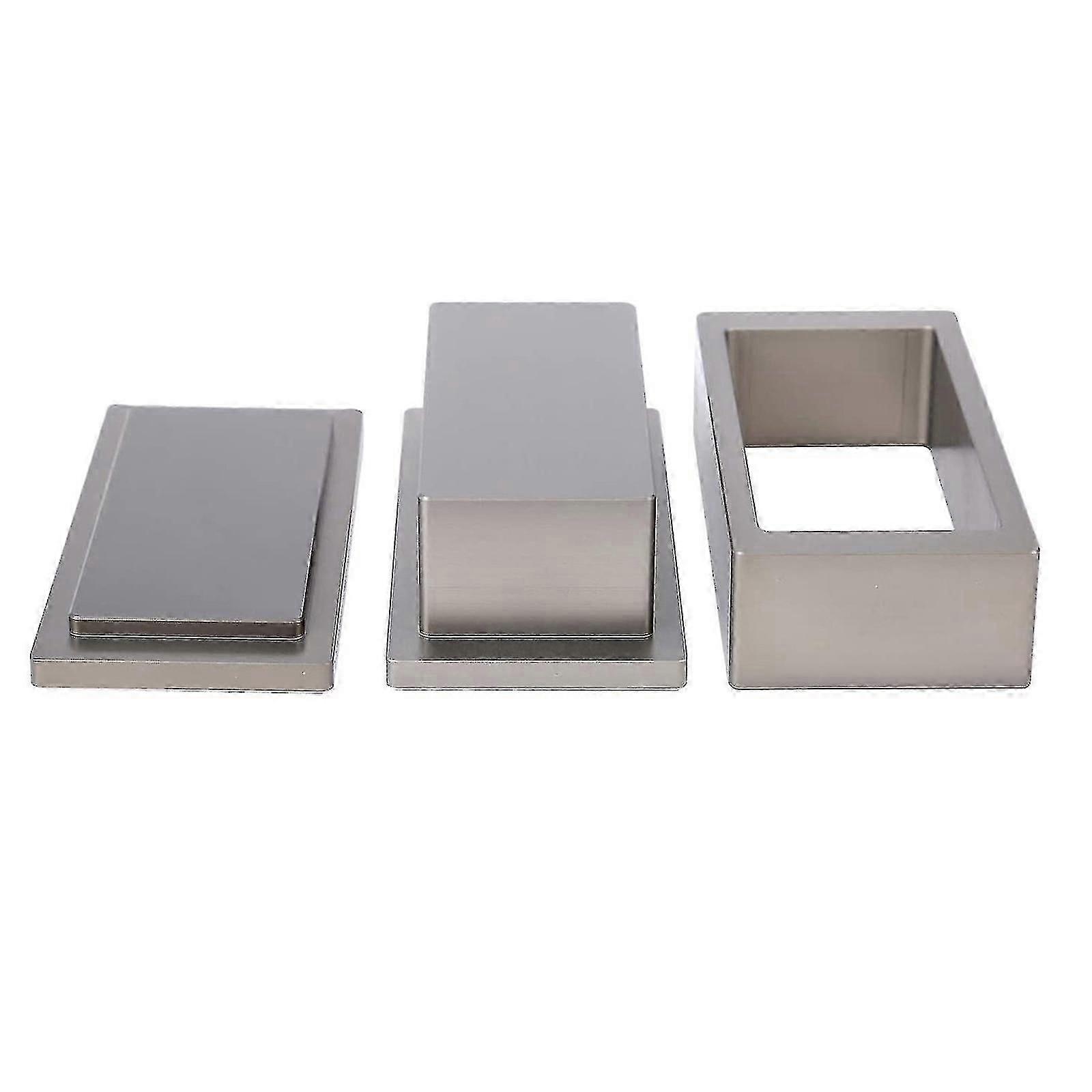 Anodized 2x4 Inch Rectangular Rosin Pre Press Mould for Rosin Press