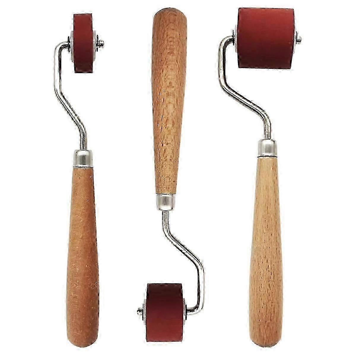 Brayer rollers for ink stamping crafts - 3 pcs