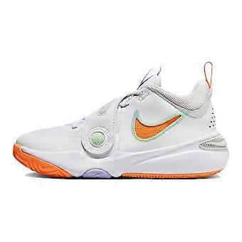 Nike Team Hustle D11 GS 'White Total Orange' DV8996-103