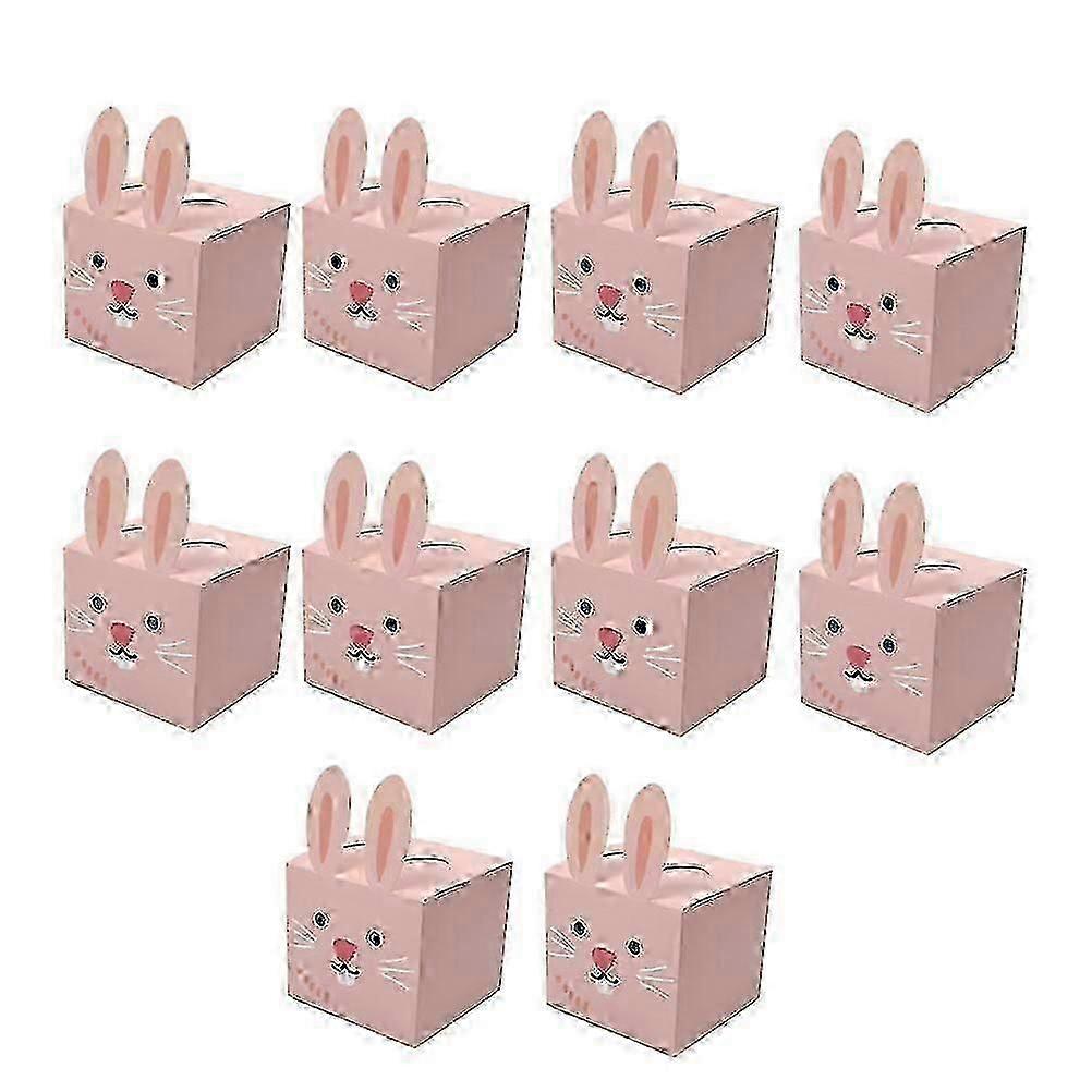 10pcs Easter Snack Boxes Gift Packing Cases Candy Wrapping Containers