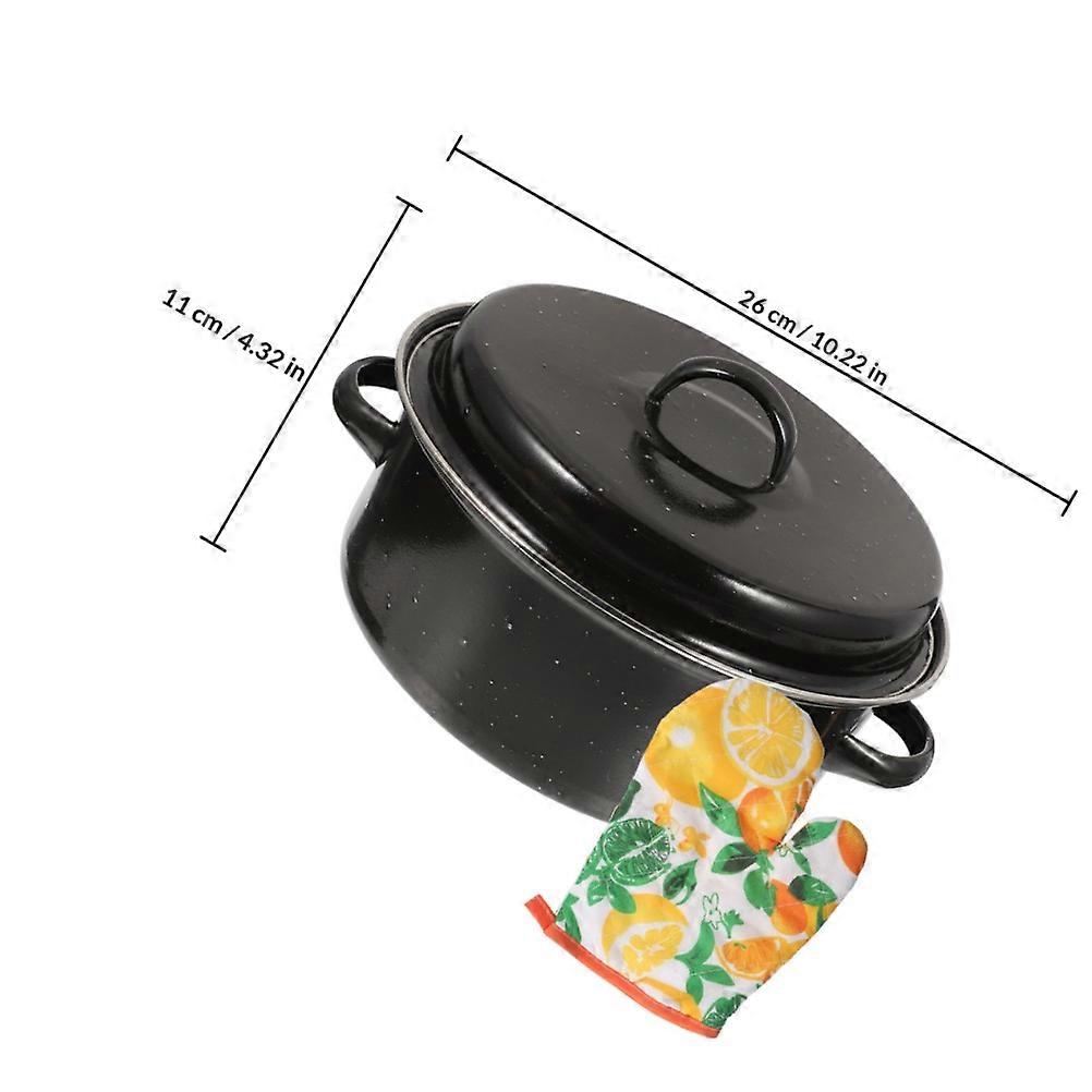 Convenient Roaster for Cooking 1Set Multi-Function Black Roasting Pan