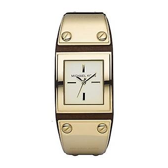 Mkors Trend / gemischte Quarz Analog Damenuhr mit MK2201 Edelstahl Armband
