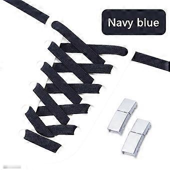 Magnetic Lock Shoelaces Without ties 8mm Wide Flat Elastic Laces Sneakers Tennis No Tie Shoe laces Easy Use Shoes Accessories