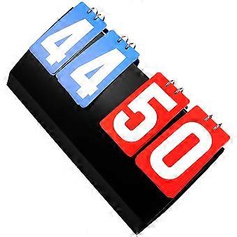 Basketball Scoreboard Flip Scorekeeper Recording Practical Sports Board