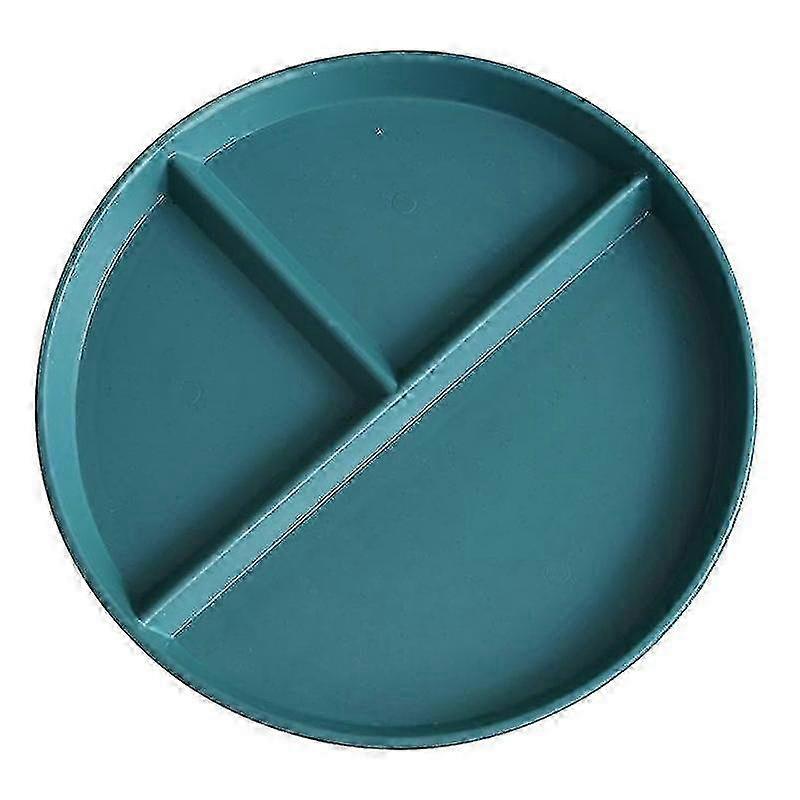 23cm Reusable 3-Section Wheat Straw Plate