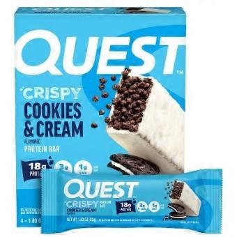 Quest Nutrition Protein Bar Pack, Cookies & Cream, 4 ea