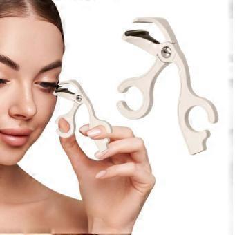 USB Rechargeable Heated Eyelash Curler 1, Beige, Standard, Frameless, Precision, Long-Lasting Effect, Makeup