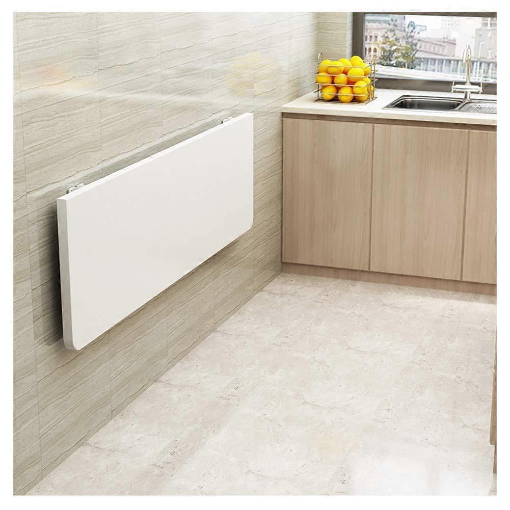 Wall Mounted Folding Table Drop Leaf SpaceSaving Desk for Small Spaces Kitchen in White or Black