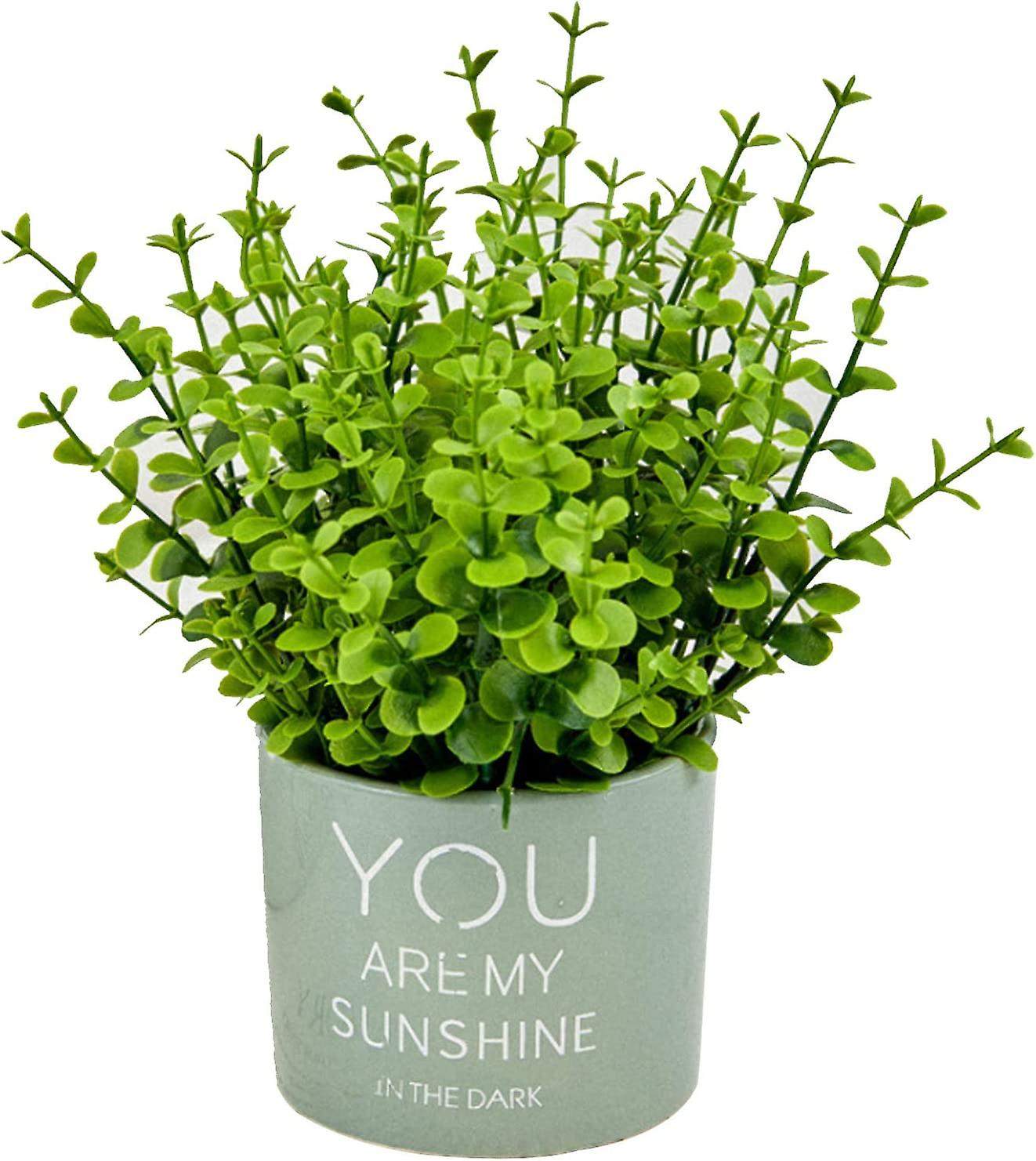 Artificial Lavender With Ceramic Flowerpot, Small Potted Decorations, Suitable For Office