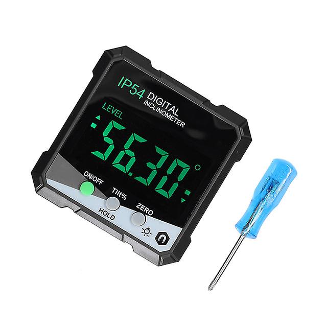Electronic Protractor Digital Inclinometer 0-360 Aluminum Alloy Digital Bevel Box Angle Gauge Meter Magnets Base Measuring Tool