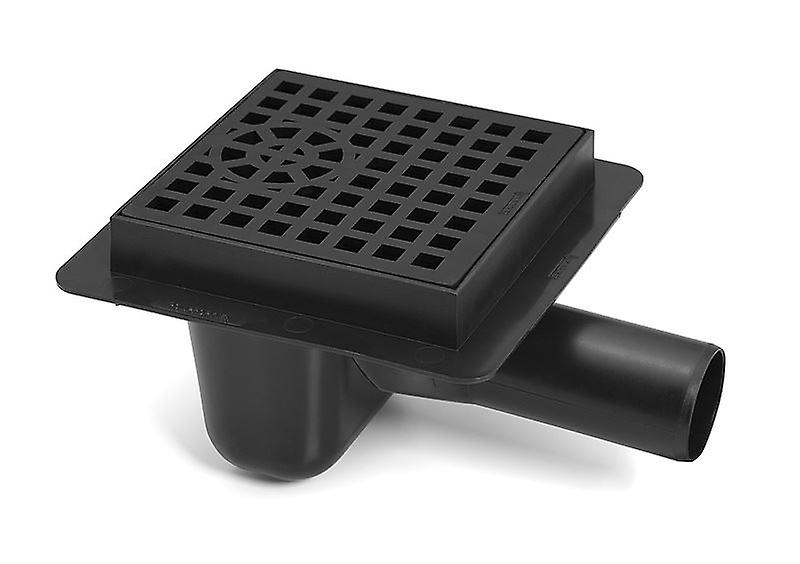 Sewerage Plastic Floor Ground Drain with Patterned Grid 50mm Pipe Diameter