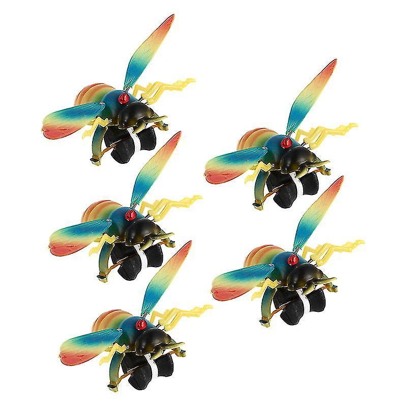 13.8X9.4cm Random Color Toy Gift Baskets 5pcs Interesting Bee Pulling String Toy Funny Children Bee