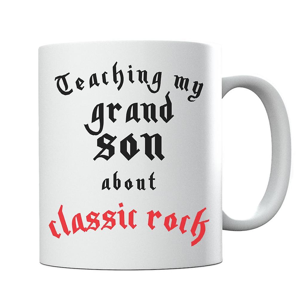 Teaching My Grandson About Classic Rock Mug