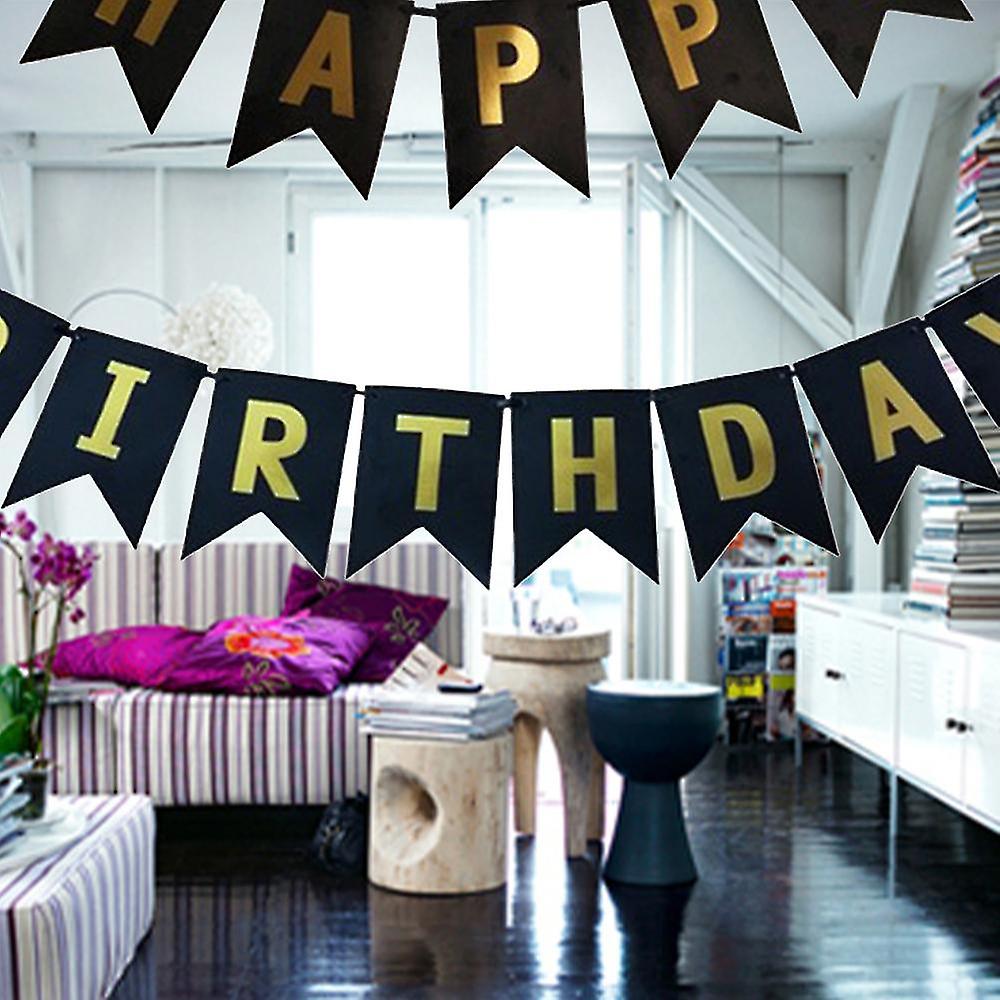 Tillykke med fødselsdagen Banner med skinnende tillykke med ...