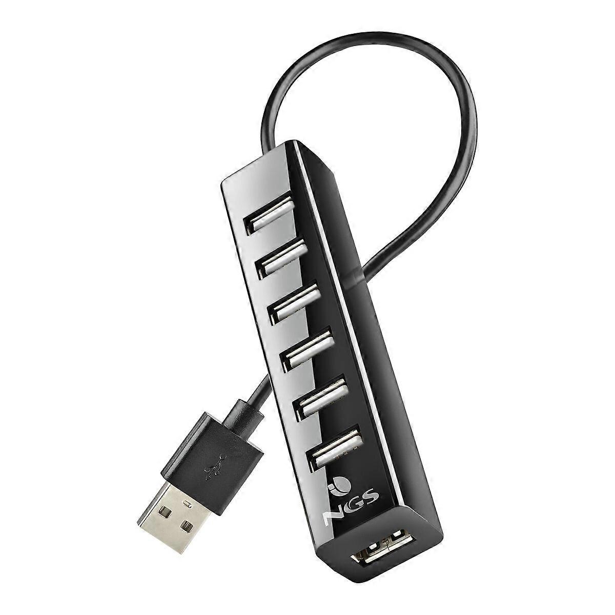 USB-Hub NGS IHUB7 TINY Schwarz