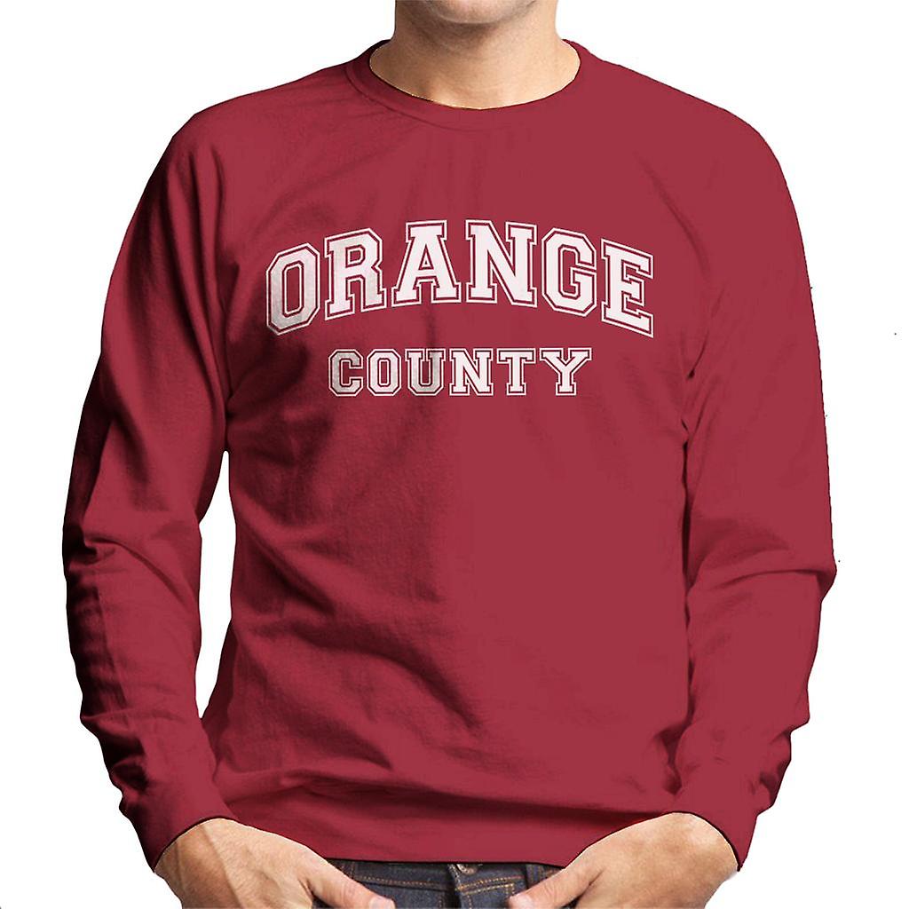 Bluza męska tekst Orange County College