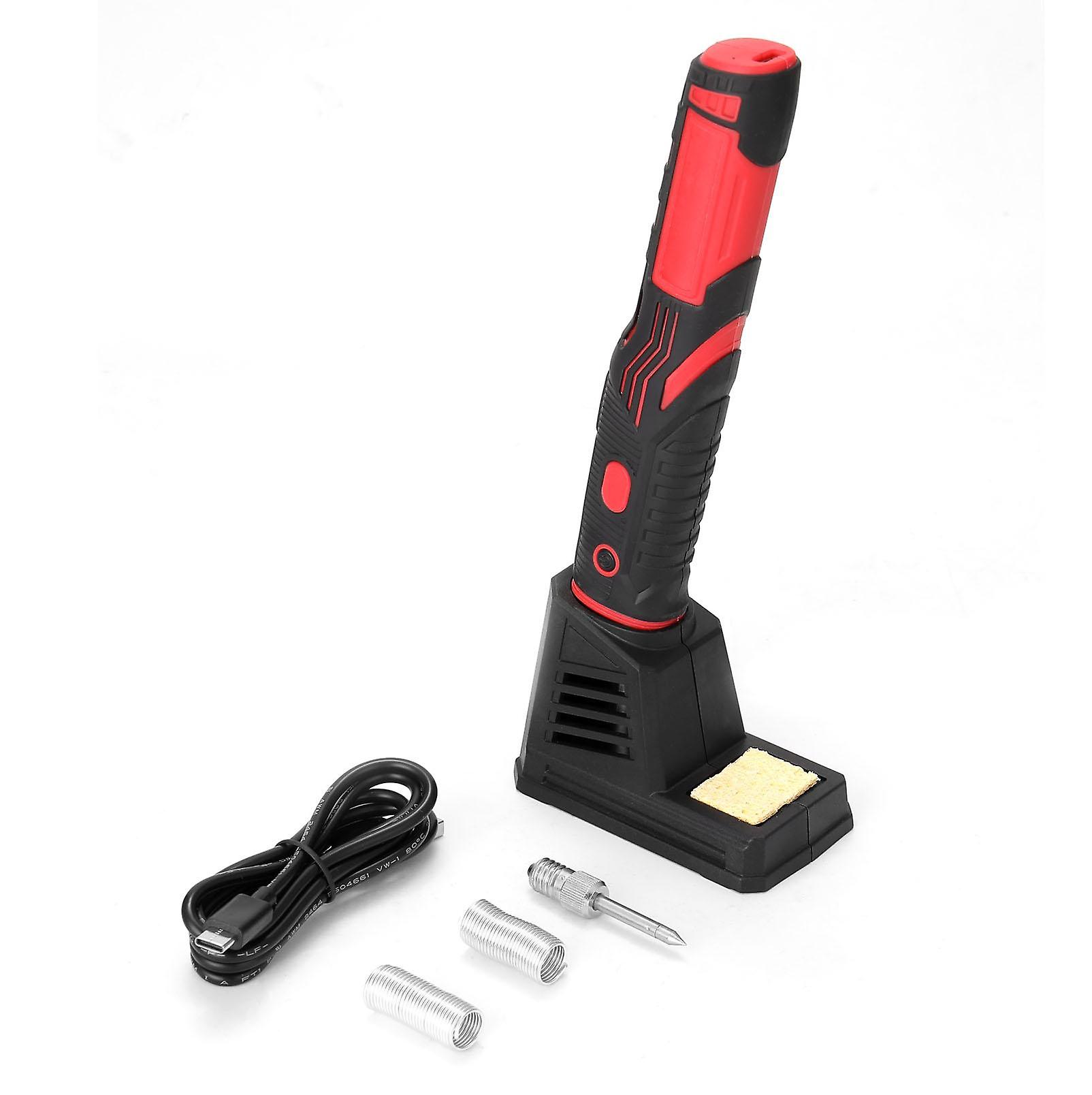 Rechargeable Wireless Soldering Iron With Led Light