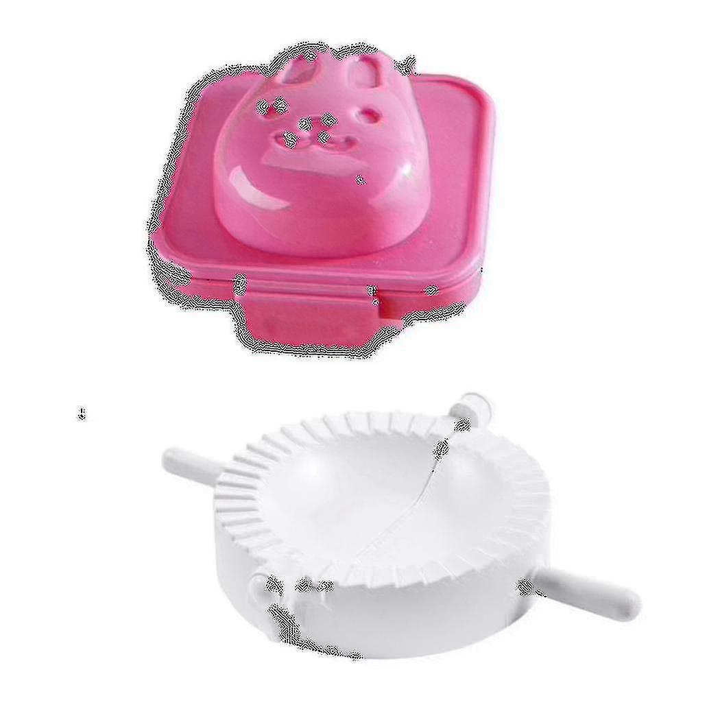 White Plastic Hand Press Pierogi Mold Dumpling Mould