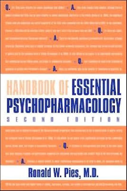 Handbook Of Essential Psychopharmacology by Pies & Ronald W. & MD Paperback Book