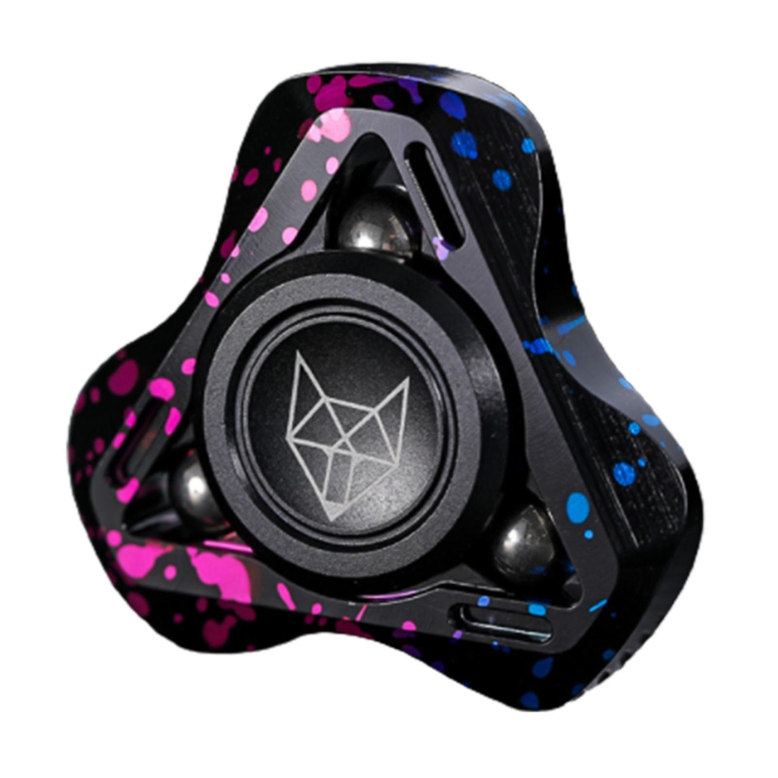 Wolf Pattern Fidget Spinner Gåvor för vuxna och barn Decompression Gyro