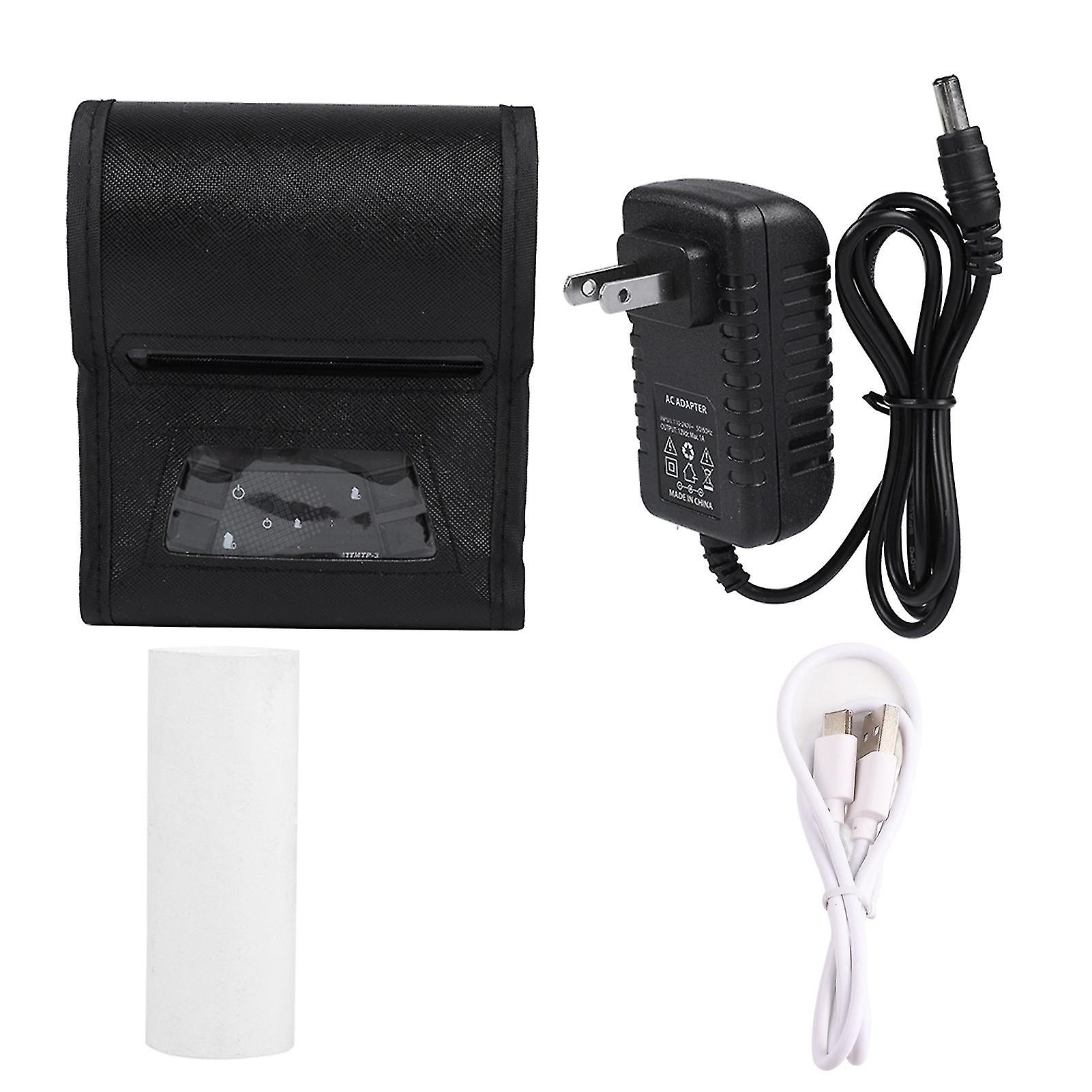 Portable 80mm Usb Wireless Bluetooth Thermal Bill Receipt Printer For Ios/android (us Plug)