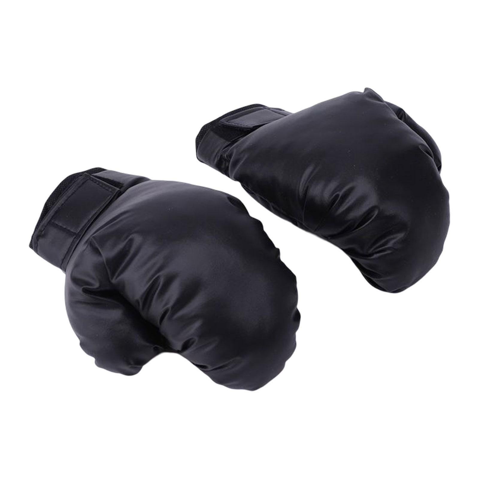 MMA Handschuhe Fitness Kampfsport Atmungsaktiv Erwachsene Kinder Kickboxhandschuhe Schwarz Erwachsene