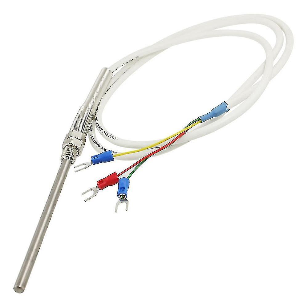 Pt100 Sensor Temperature Control Thermocouple Probe 1m 3.3ft