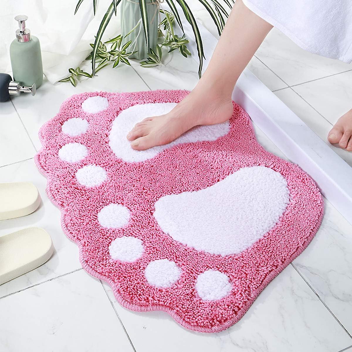 Bathroom Carpet Mat Absorbent Non-Slip Mat Soft Microfiber Bath Mat Soft Microfiber Bath Mat Machine Washable Bath Mat